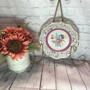 Vintage decorative plate Bavaria schumann Germany